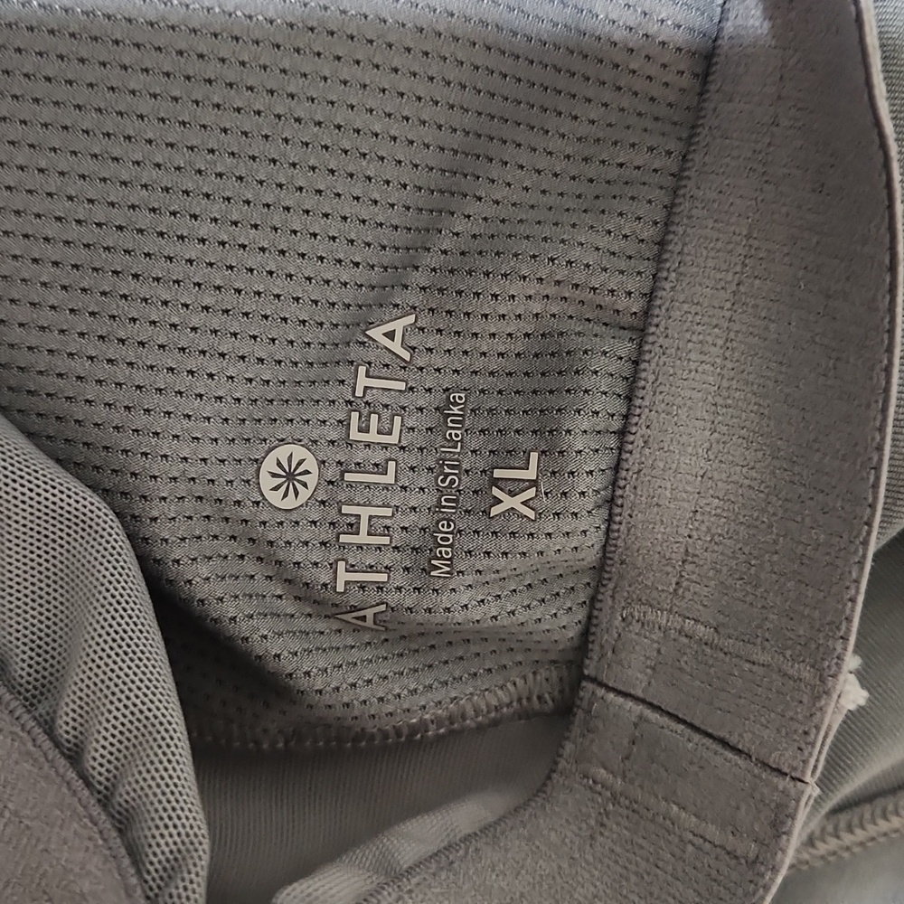 Athleta Stunner T Back Pullover Active Top Grey Size XL - Picture 7 of 9
